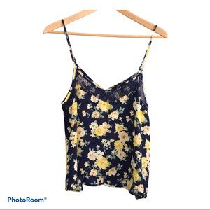 Forever 21 Floral Tank Top Size Small